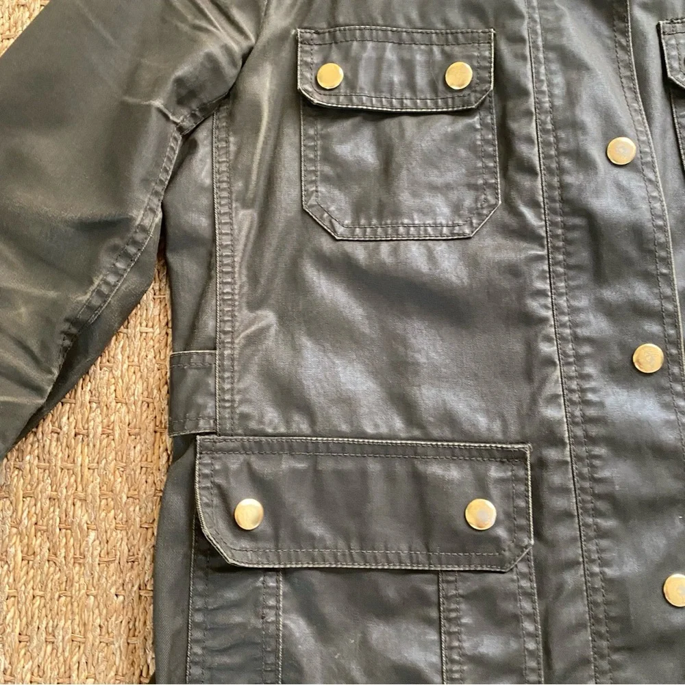 J crew green field jacket size small green - Picture 6 of 7